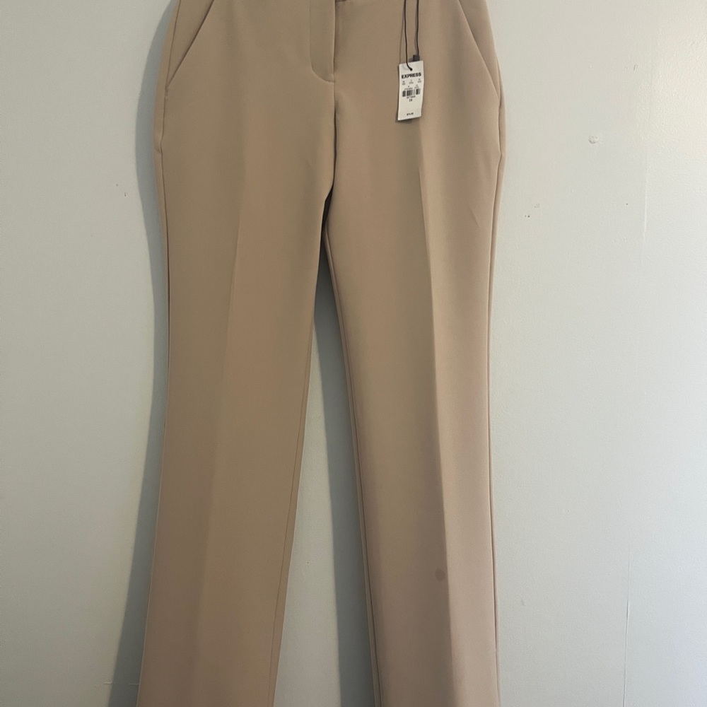 Express Boot Low Rise Chinos - Tan - Picture 7 of 15